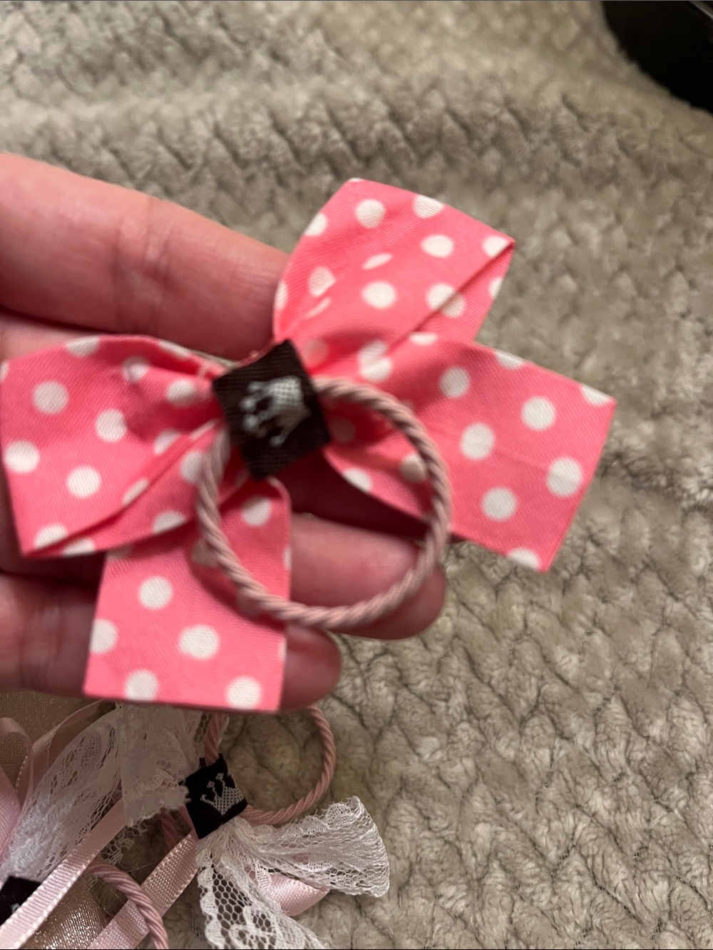 Pink Pet Hair Bows - Cute Bow Set for Small Pets - Picture 3 of 9
